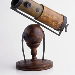 Replica of Newtons telescope, 17th century