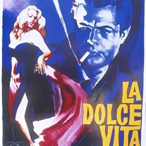Rome, Archivio Immagini Cinema, Via Giolitti 319, film poster for La Dolce Vita