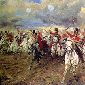 Scotland for Ever. The charge of the Scots Greys at Waterloo, 18 June 1815