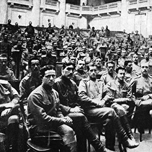 Seizure of Russian Parliament in Petrograd (St Petersburg / Leningrad) by revolutionary soldiers