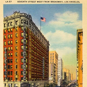 Seventh Street West From Broadway, Los Angeles