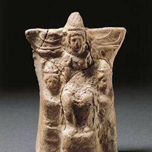 Spain, Statuette of the God Ba al Hammon seated on his throne