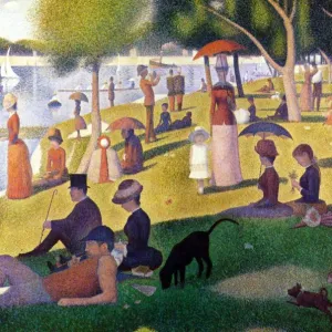 Sunday Afternoon on la Grande Jatte 1884. Oil on canvas. by Georges Seurat