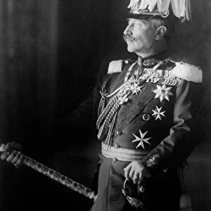 Wilhelm II (1859-1941) German Emperor (Kaiser)1888-1918. Three-quarter length portrait