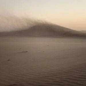 Windy Desert landscape