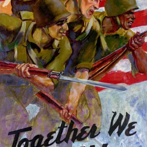 World War Two American Propaganda Poster