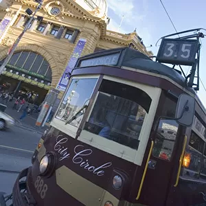 Australia, Victoria, Melbourne, streetcar