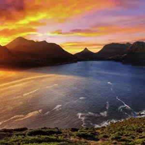 Chapmans Peak Overlooking Hout Bay, Cape Town, South Africa