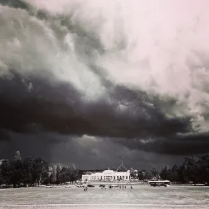 Clouds over Parliament House