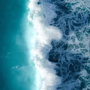 Aerial Beach Photography Photo Mug Collection: Ocean Wave Aerials