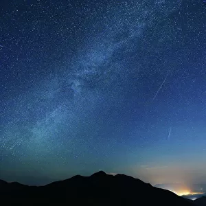 Milky Way Photographic Print Collection: Perseids Meteor Shower