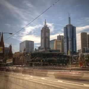 Melbourne long exposure traffic