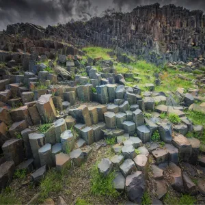 Rock formation know as Ruined Castle, near Falls creek in the Alpine mountainous region of north east Victoria, Australia