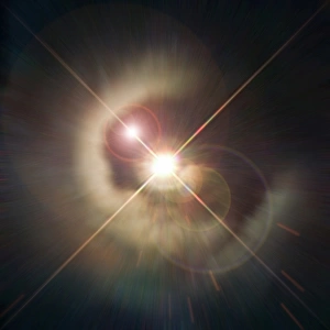 Space Image from the Hubble Telescope with zoom effect applied