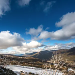 View from the top of Kosciuszko National park