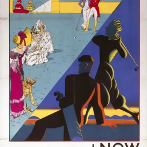 Then and Now - 600 Golf Courses, LNER poster, 1931