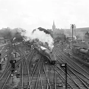 A4 Class 4-6-2 Locomotive at Kings Cross