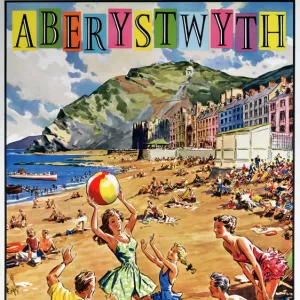 Aberystwyth, BR (WR) poster, 1960