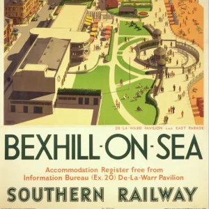 Sussex Framed Print Collection: Bexhill