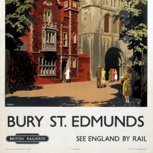 Bury St Edmunds, BR (ER) poster, 1948-1965