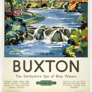 Buxton, BR (LMR) poster, 1950