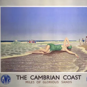 The Cambrian Coast, GWR poster, 1938