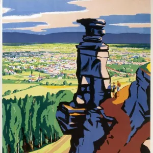 Cheltenham Spa, GWR / LMS poster, 1923-1947