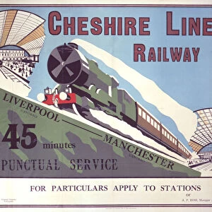 Cheshire Lines Railway, Cheshire Lines Railway poster, c 1925