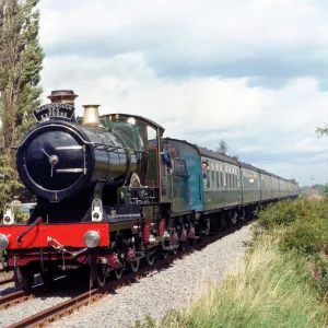 City of Truro 4-4-0 City class steam locomotive, No 3440, 1903. This