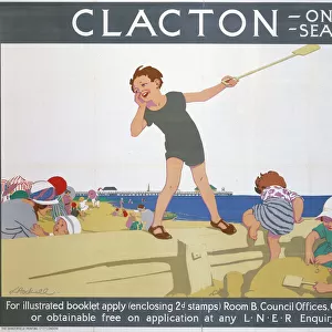 Clacton-on-Sea, LNER poster, c 1930