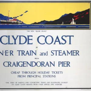 Clyde Coast, LNER poster, 1935