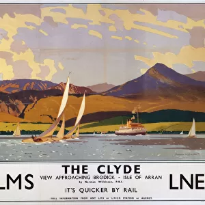The Clyde, LMS / LNER poster, 1923-1947