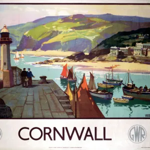 Cornwall, GWR poster, 1937