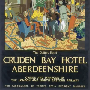 Cruden Bay Hotel, LNER poster, 1923-1947