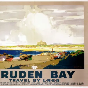 Cruden Bay, LNER poster, 1928