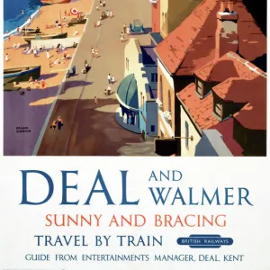 Deal and Walmer, BR (SR) poster, 1952