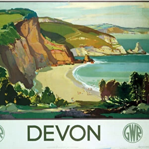 Devon, GWR poster, 1937