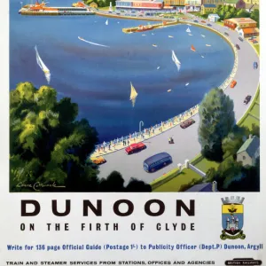 Dunoon, BR (ScR) poster, c 1960s