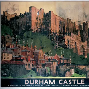Durham Castle, LNER poster, 1923-1947