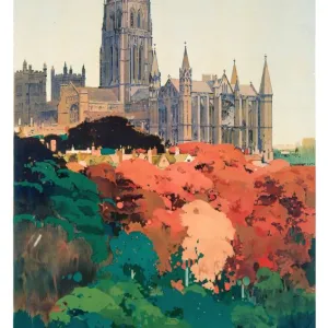 Durham, LNER poster, 1923-1947