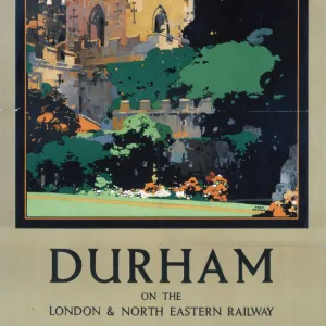 Durham, LNER poster, 1930s