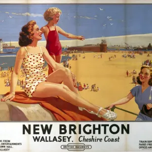 New Brighton - Wallasey Print, 1949 New Brighton - Wallasey Print, 1949