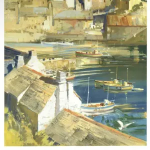 Cornwall Harbour Print, 1948-1965 BR Poster Cornwall Harbour Print, 1948-1965 BR Poster