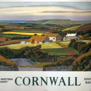 Cornwall Print, 1936 GWR / SR Poster Cornwall Print, 1936 GWR / SR Poster