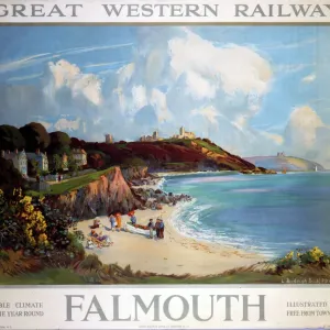 Falmouth Print: A View of the Coast Falmouth Print: A View of the Coast