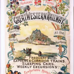 Picturesque Cornwall Print, a watercolour illustration of St Michaels Mount Picturesque Cornwall Print, a watercolour illustration of St Michaels Mount