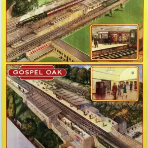 New Stations for Old - Carpenders Park Print, 1953 New Stations for Old - Carpenders Park Print, 1953