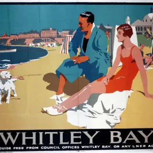 Whitley Bay, cartel de LNER, 1923-1947.