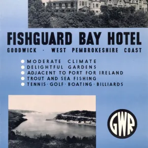 Fishguard Bay Hotel, GWR poster, 1923-1947