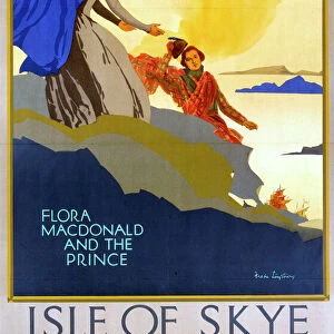 Flora MacDonald and the Prince, LNER poster, 1923-1947